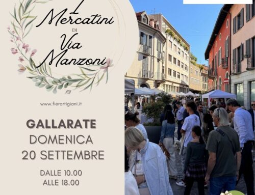 GALLARATE, TORNA LA TERZA EDIZIONE AUTUNNALE DEI MERCATINI DI VIA MANZONI